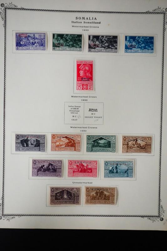 Somalia 1903 to 1970s Stamp Collection