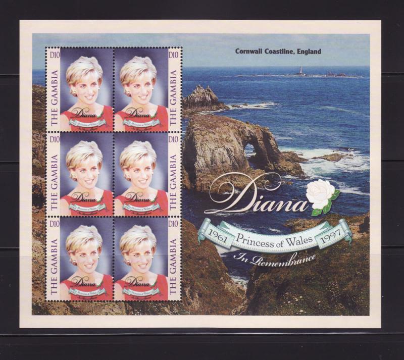 Gambia 2057 Sheet Set MNH Princess Diana