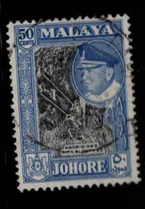 Malaya Jahore Scott 165 Used stamp