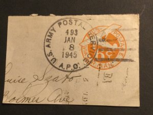 US SC# UC4 Cut Square Used