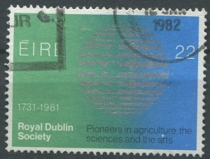 Ireland Sc#514 Used, 22p multi,  (1981)