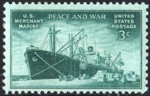 SC#939 3¢ Merchant Marine Single (1946) MNH