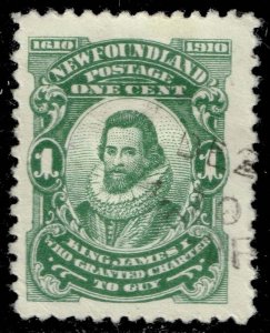 Newfoundland #87 King James I; Used