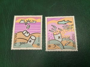 Faroe Island 142-143 VF NH
