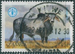 Zambia 1987 SG531 20K Brahman Bull FU