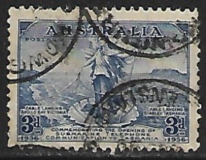 Australia # 158 - Telephone Link to Tasmania - used....{KBl21}