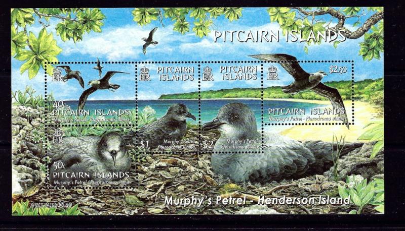 Pitcairn Is 608a MNH 2004 Birds Sheet of 5