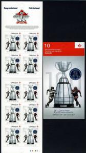 OVERPRINT Variety = CFL GREY CUP = Football One BKLT of 10 = Canada 2012 MNH