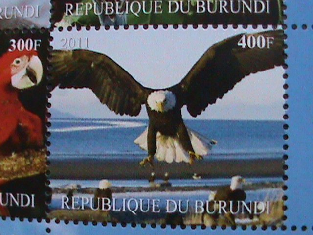 BURUNDI-2011 COLLECTIBLES- LOVELY BEAUTIFUL BIRDS-MNH S/S VERY FINE