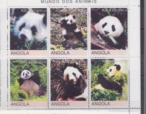 ANGOLA SHEET PANDA BEARS WILDLIFE