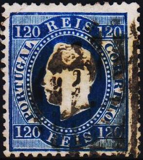 Portugal. 1870 120r S.G.93 Fine Used