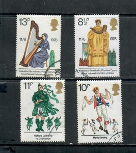 G.B 1976 COMMEMORATIVE SET, CULTURAL TRADITIONS ISSUE h 300322  USED