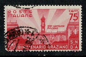 Italy #363 used 75c Oraziano