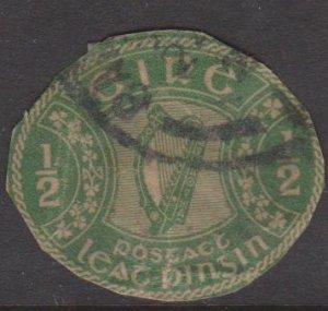 Ireland Older Envelope Cut Corner