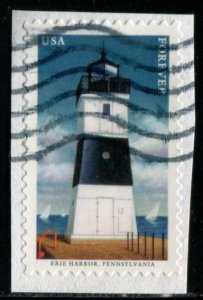 5623 (55c) Mid-Atlantic Lighthouses - Erie Harbor SA. used on paper