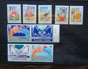 Great Britain 1994 Picture Postcards Channel Tunnel (25p NW Corner fault) MNH