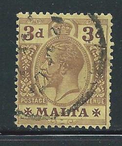 Malta 54 3d KGV single Used