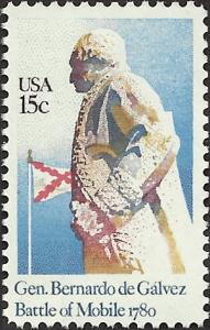 # 1826 MINT NEVER HINGED GENERAL BERNARDO DE GALVEZ