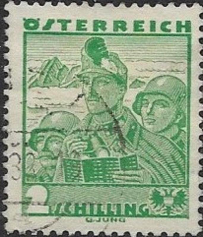 Austria 1934 Military SC# 371 Used Fine