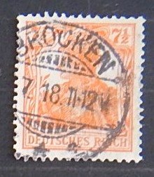 1916-1918 Deutsches Reich 71/2M, Old Germany,MC #99 (2244-T)