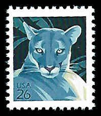 PCBstamps   US #4137 26c Wildlife-Florida Panther, MNH, (37)