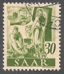 SAAR (1947) - Scott # 165,   Used