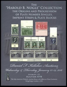 Kelleher catalog: Sale 678 The Harold B. Nogle Collection of plate numbers, etc.