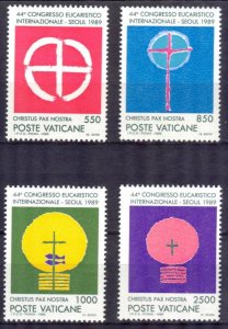 Vatican 1989 International Eucharistic Congress Seoul Mi. 984/7 MNH