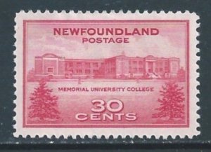 Newfoundland #267 MH Memorial University College