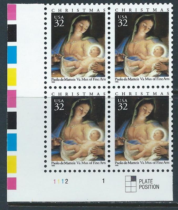 UNITED STATES SC# 3107 VF MNH 1996 PL#11121 LL BK/4