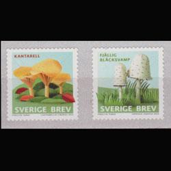 SWEDEN 2015 - Scott# 2760a Mushrooms Set of 2 NH