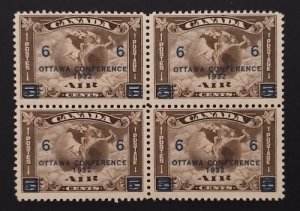 Canada C4 Block F-VF MNH