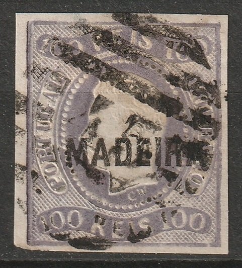 Madeira 1868 Sc 5 used