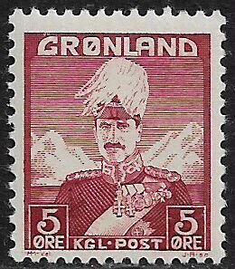 Greenland #2 MNH Stamp - King Christian X