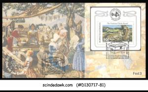 BOPHUTHATSWANA - 1988 THE NATIONAL PARKS BOARD / ANIMALS - M/S - FDC