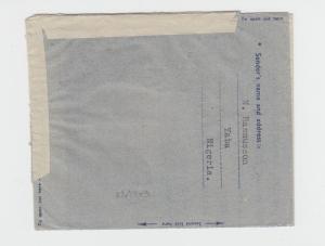 NIGERIA (YABA) TO UK 1946 AIR LETTER 6d RATED (SEE BELOW