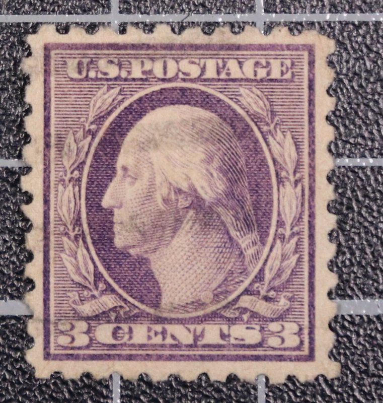 Scott 464 3 Cents Washington Used Nice Stamp SCV $17.50