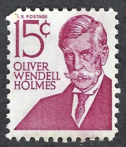 United States #1288 15¢ Oliver Wendell Holmes (1968). Used.