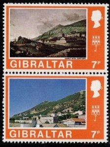 1971-5 Gibraltar Scott #- 257-8 7d New Daily Stamps Early 19th Century MNH