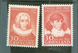 Greenland #46-47  Single (Complete Set)