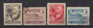 MANCHUKUO #79-82 USED, F-VF