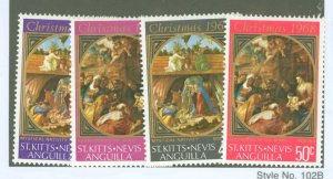 St. Kitts-Nevis #191-194  Single (Complete Set)