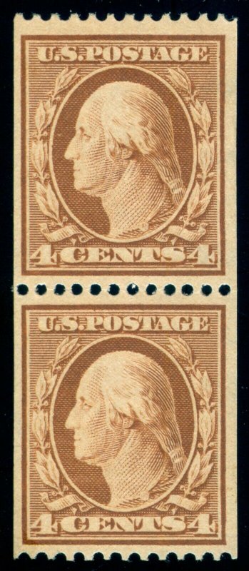 MOMEN: US STAMPS #350 PAIR MINT OG LH VF LOT #70444