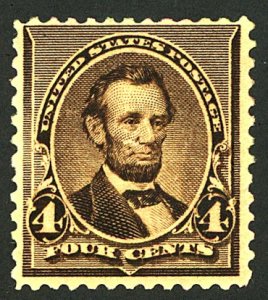 U.S. #222 MINT OG NH