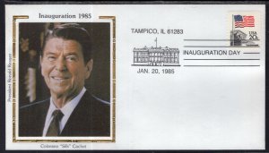 US Ronald Reagan President 1st Term Inauguration 1981 Colorano Cover