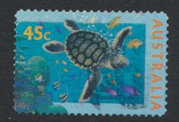 Australia SG 1563a  Used - Turtle - self adhesive