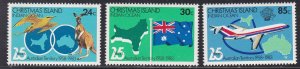 Christmas Island # 142-144, Australian Territory 25th Anniversary, NH, 1/2 Cat.