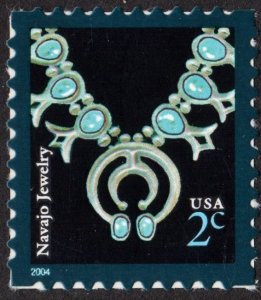 SC#3750 2¢ Navajo Necklace Single (2004) SA