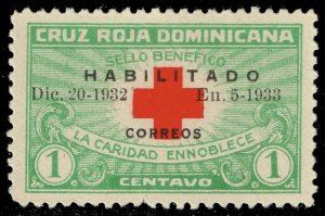 Dominican Rep. #265B Red Cross; MNH