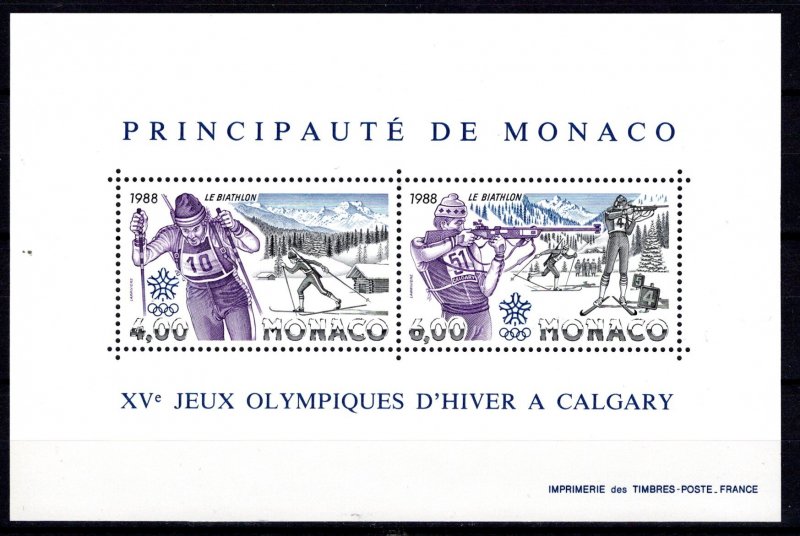 Monaco Scott # 1620, mint nh, s/s
